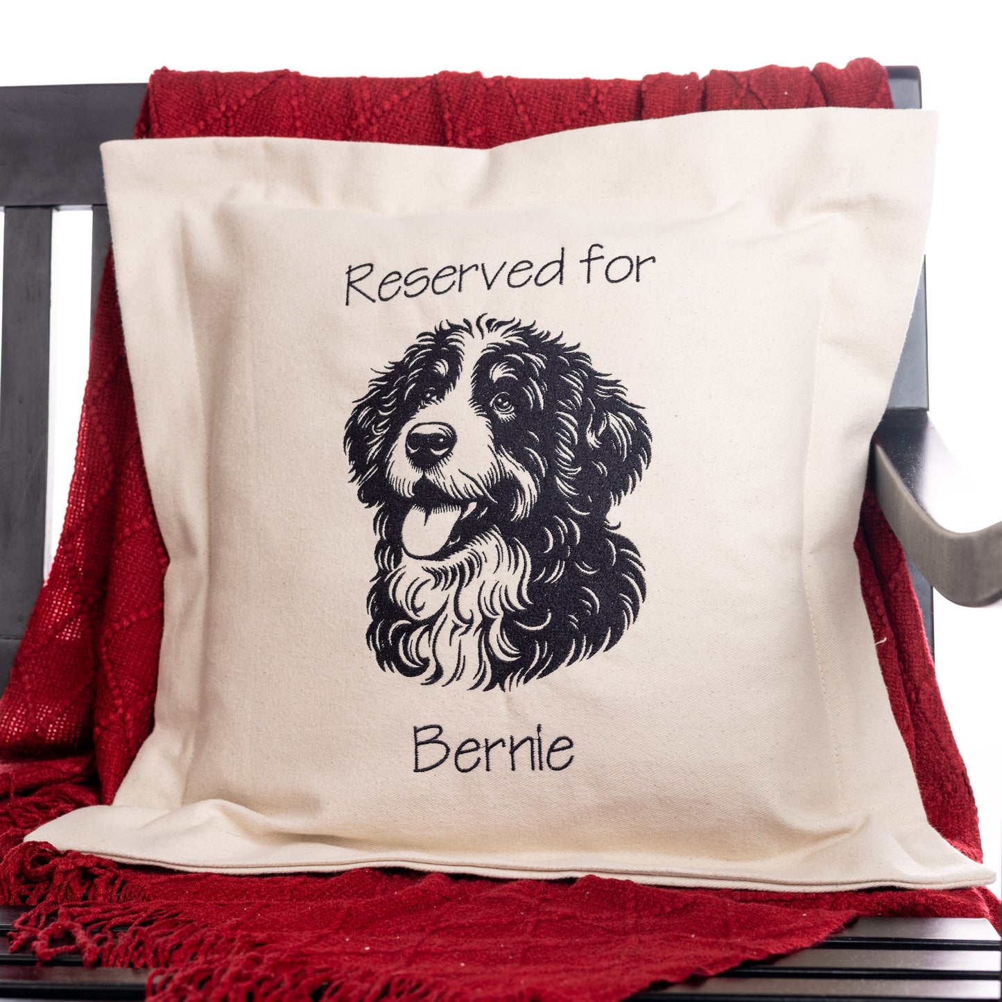 Bernadoodle Pillow