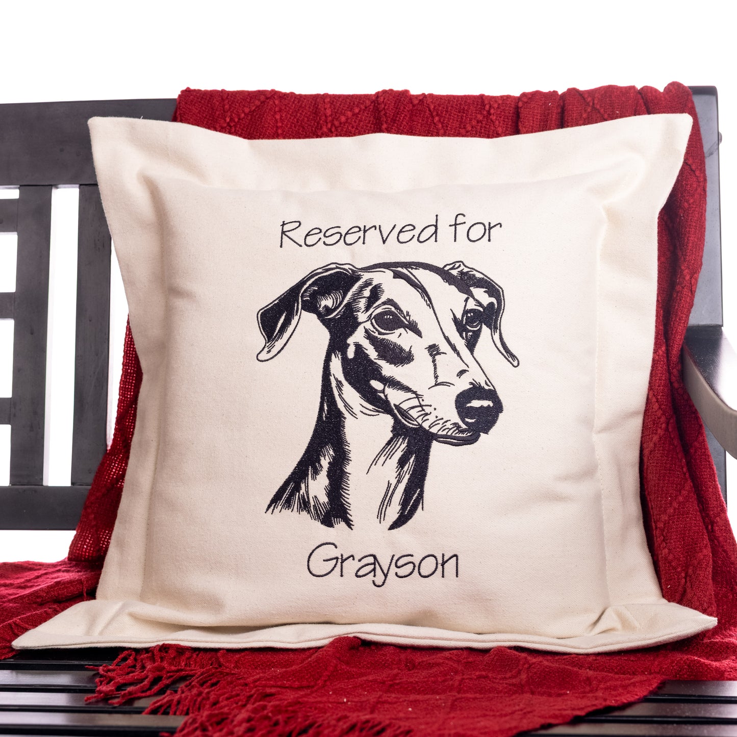 Greyhound Pillow