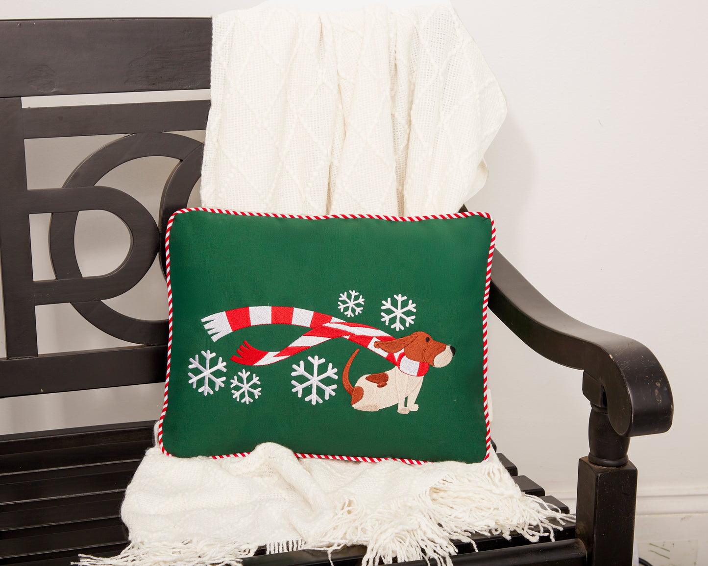 "Wrapped Up for Christmas" Pillow-20 Breeds Available