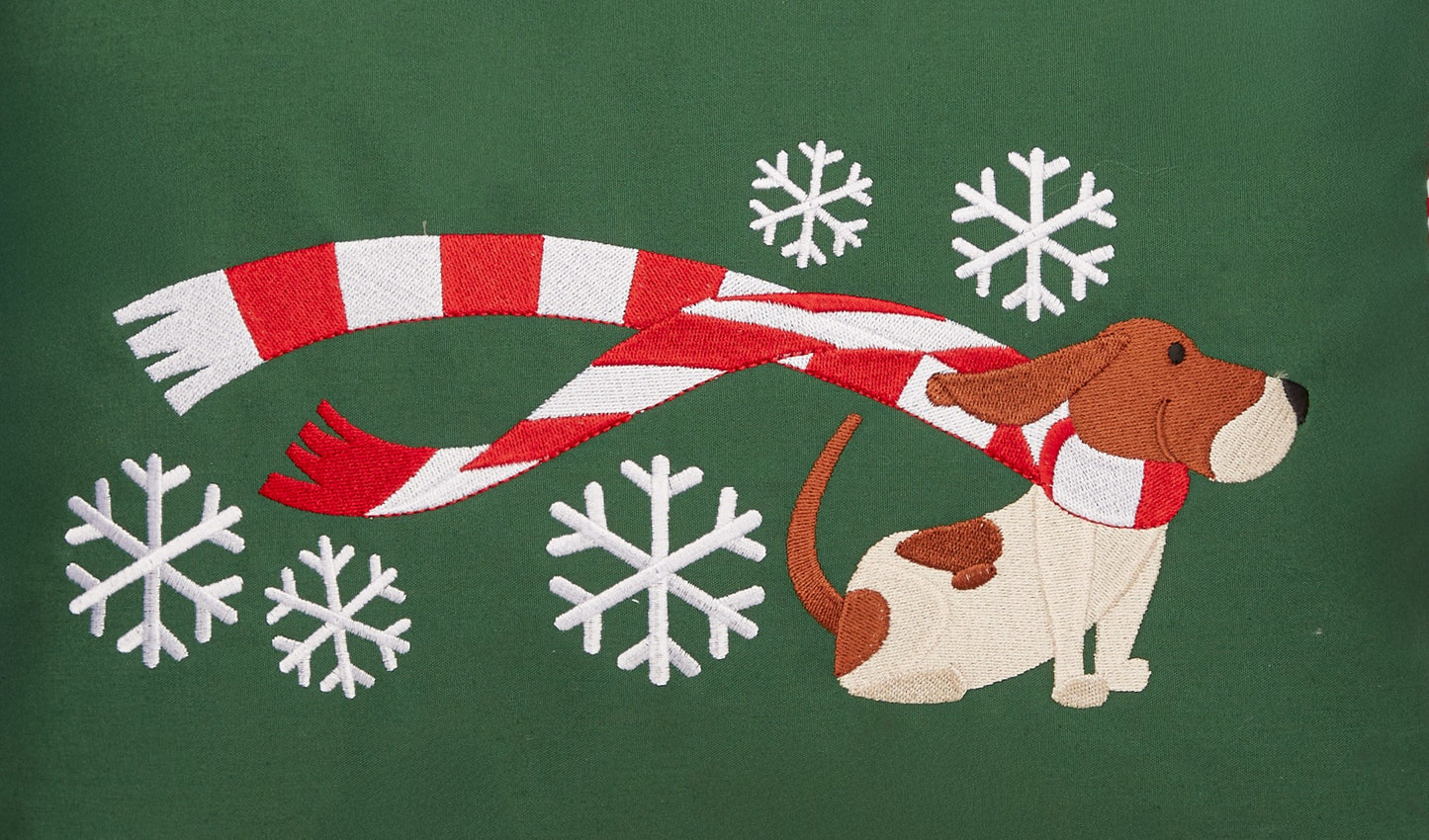"Wrapped Up for Christmas" Bassett Hound