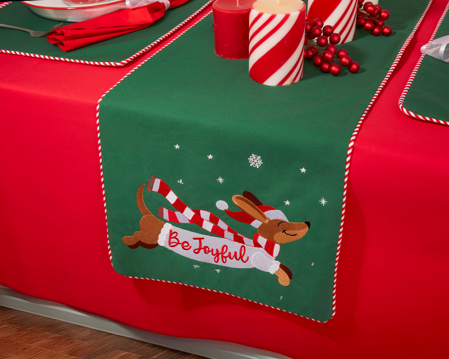 "Be Joyful" Table Runner