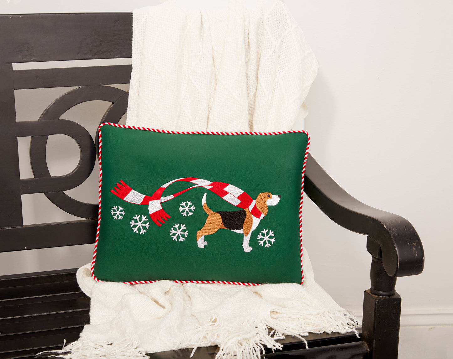 "Wrapped Up for Christmas" Pillow-20 Breeds Available