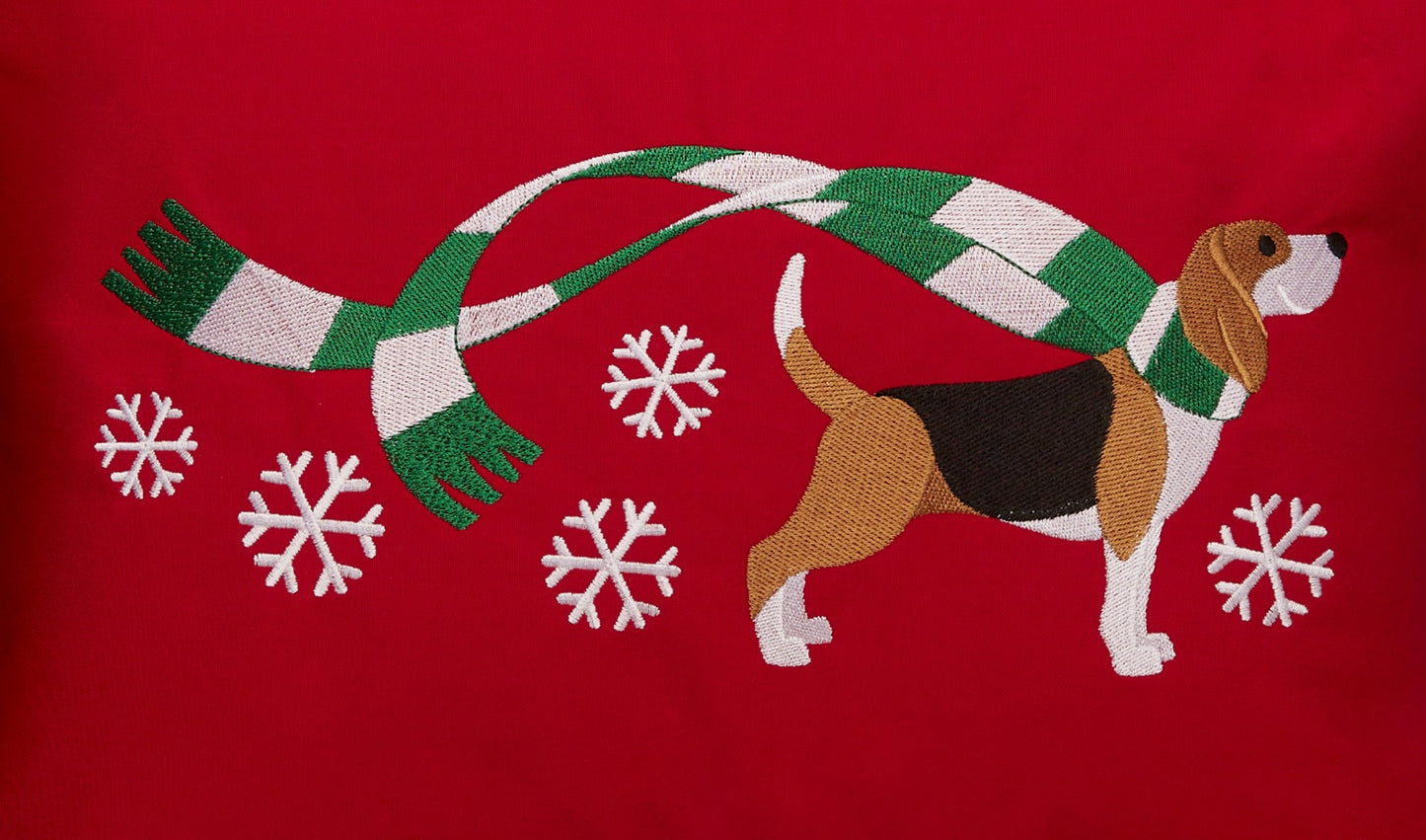"Wrapped Up for Christmas" Mantel Scarf-20 Breeds Available