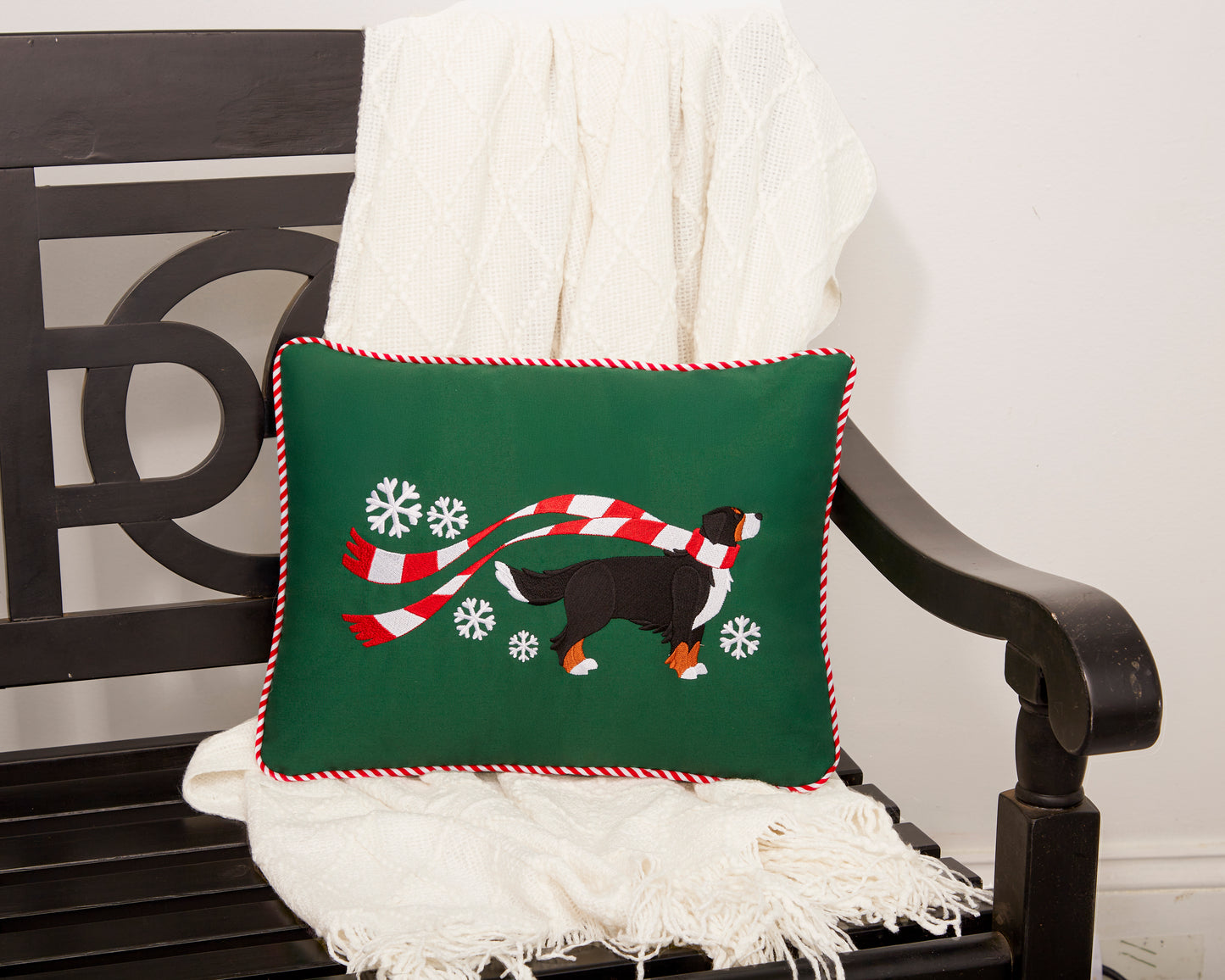 "Wrapped Up for Christmas" Pillow-20 Breeds Available