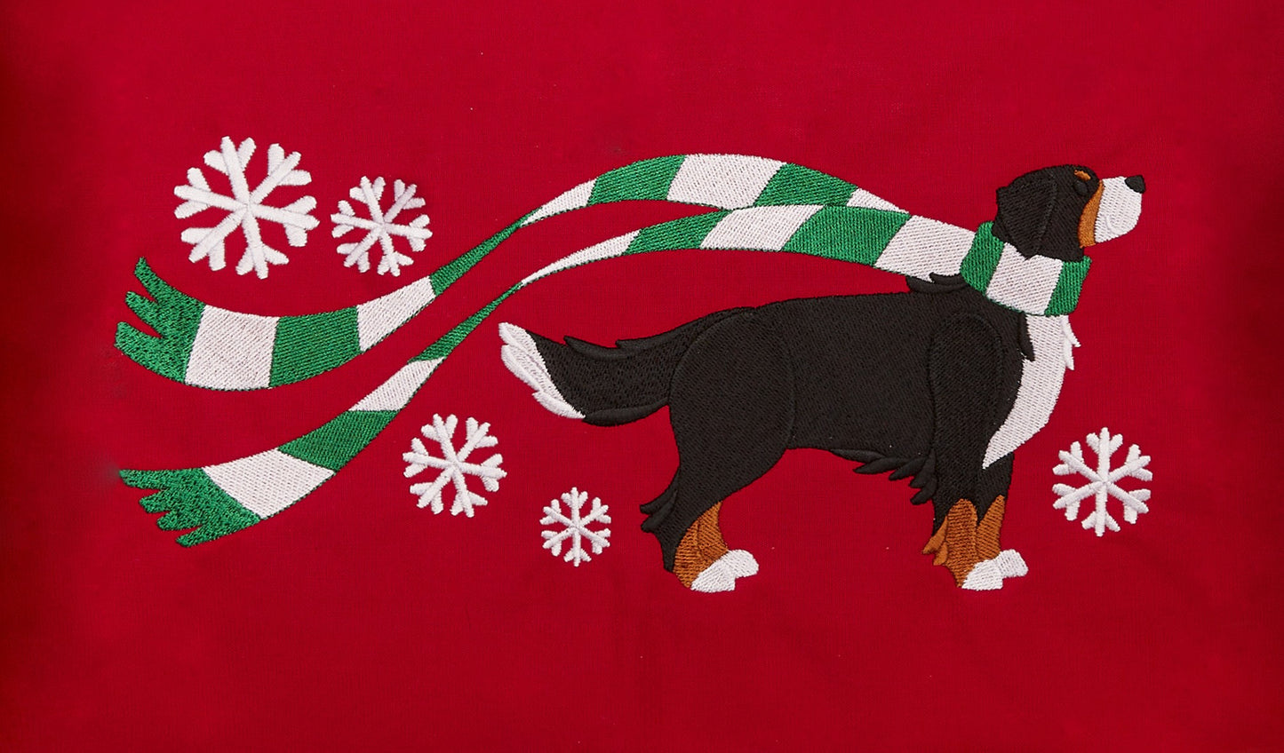 "Wrapped Up for Christmas" Mantel Scarf-20 Breeds Available