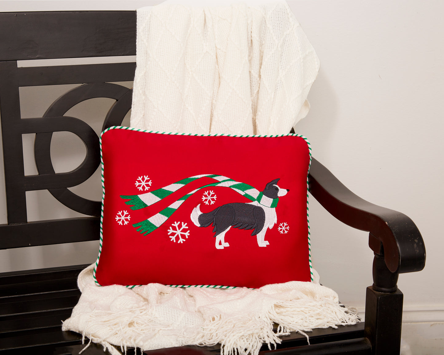 "Wrapped Up for Christmas" Pillow-20 Breeds Available
