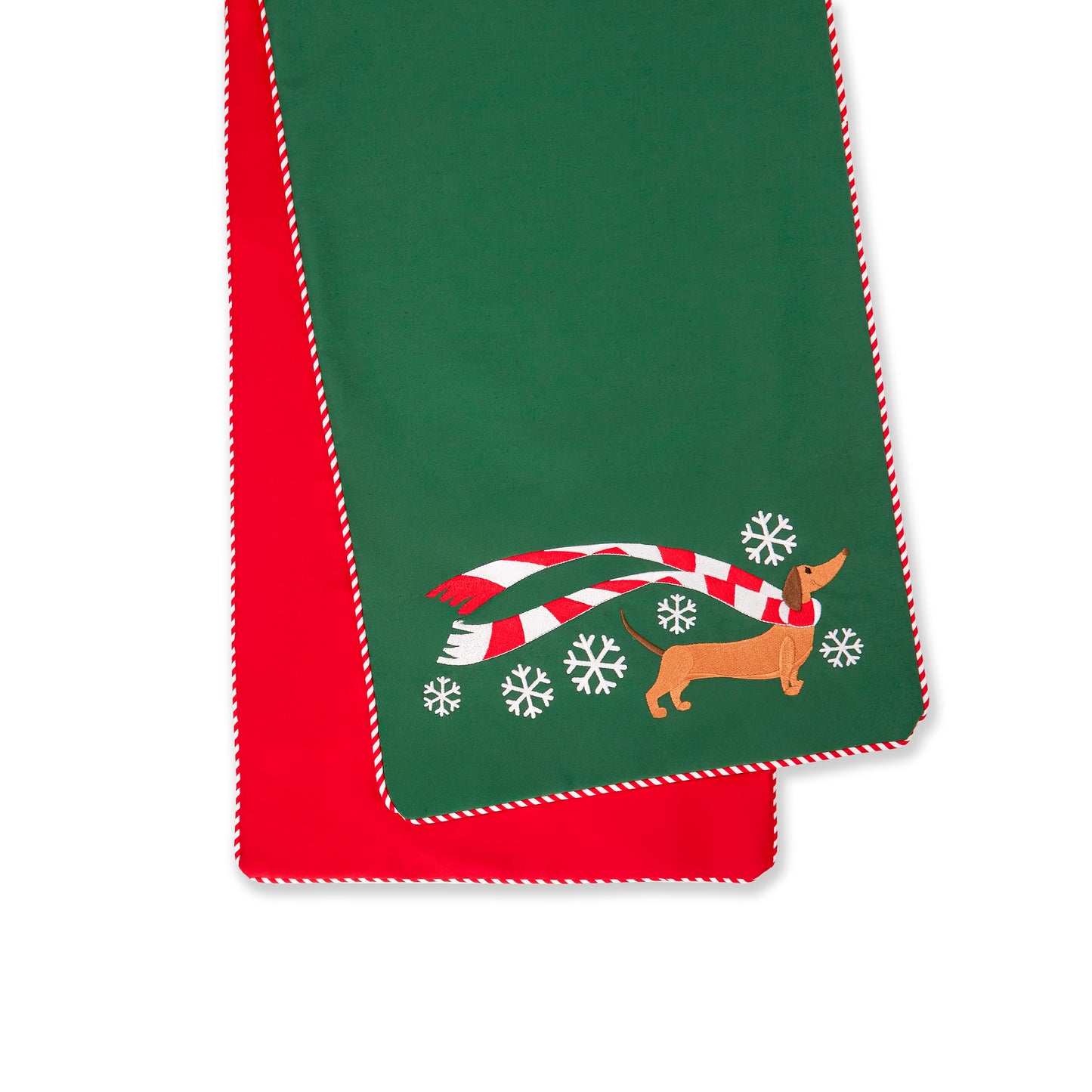 "Wrapped Up for Christmas" Table Runner-20 Breeds Available