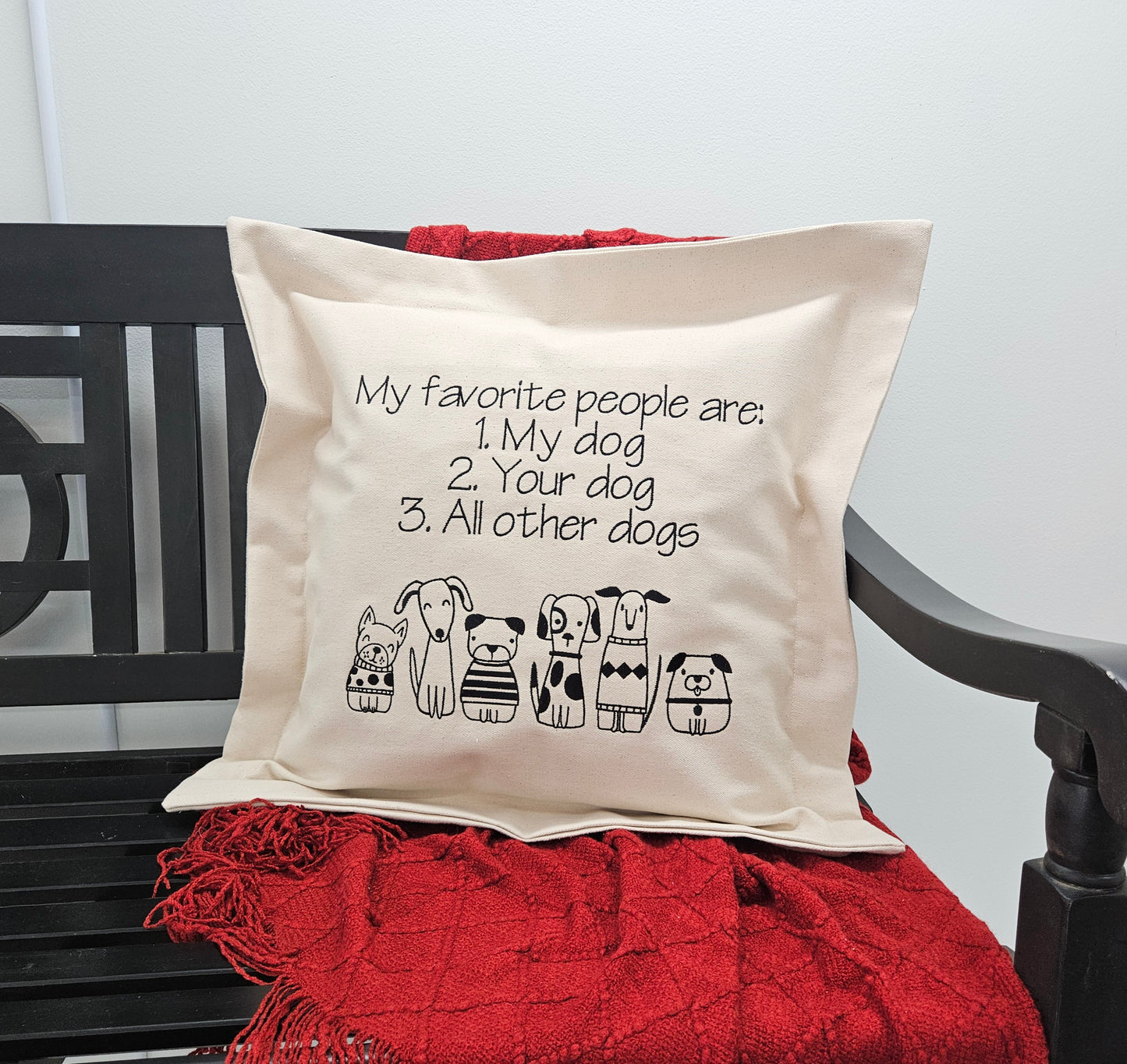 My Favorite People pillow