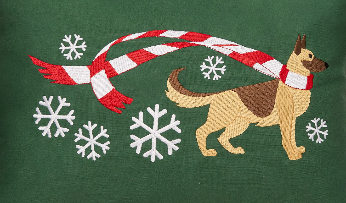 "Wrapped Up for Christmas" Tree Skirt-20 breeds available