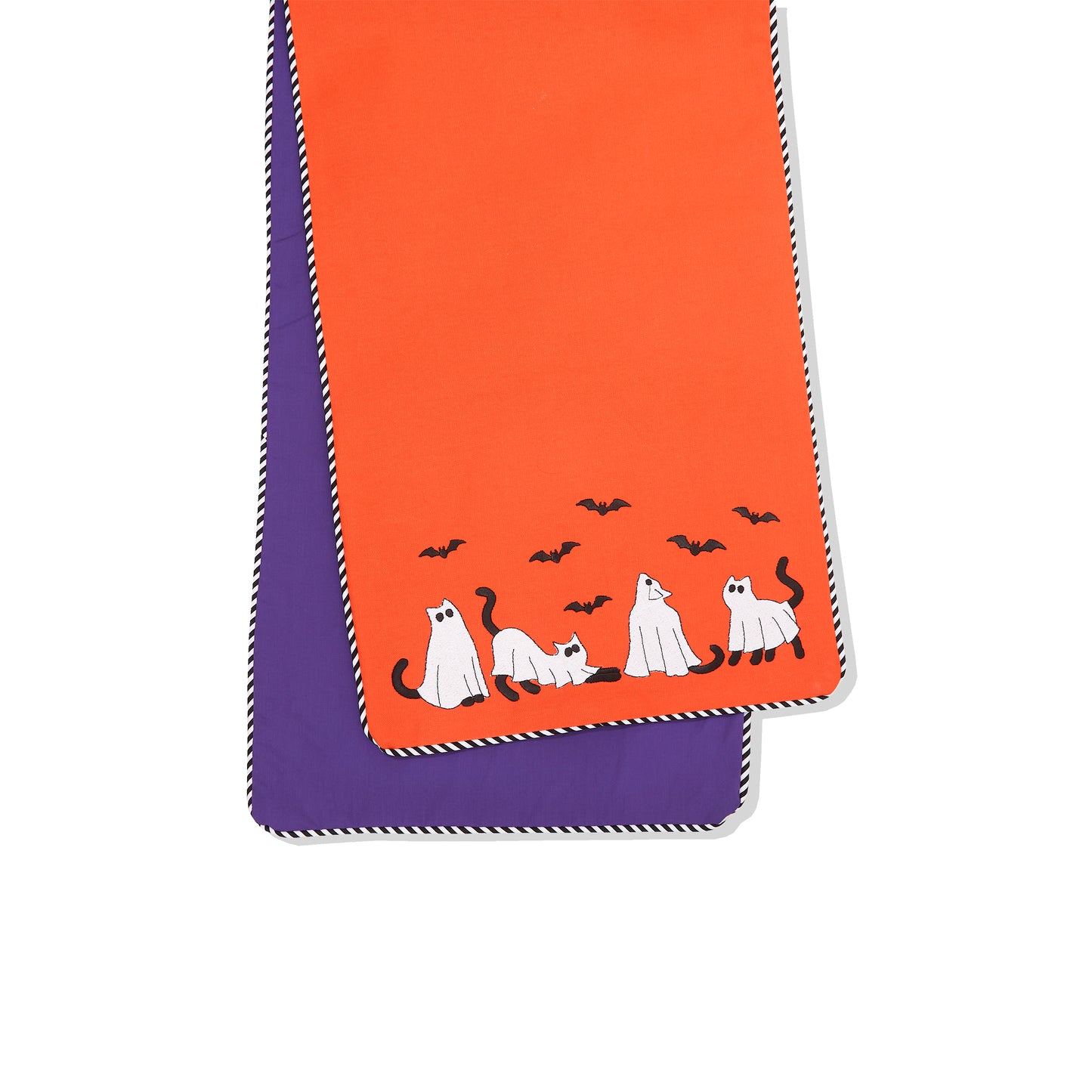 Playful Ghost Cats Table Runner