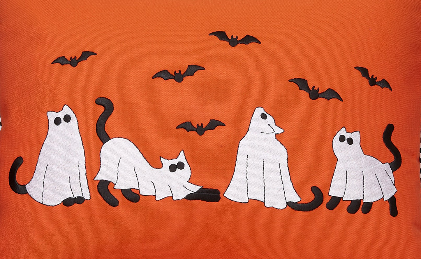 Playful Ghost Cats Table Runner
