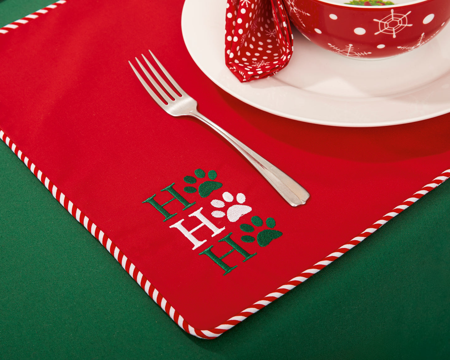 "HoHoHo" Placemats-Set of 4