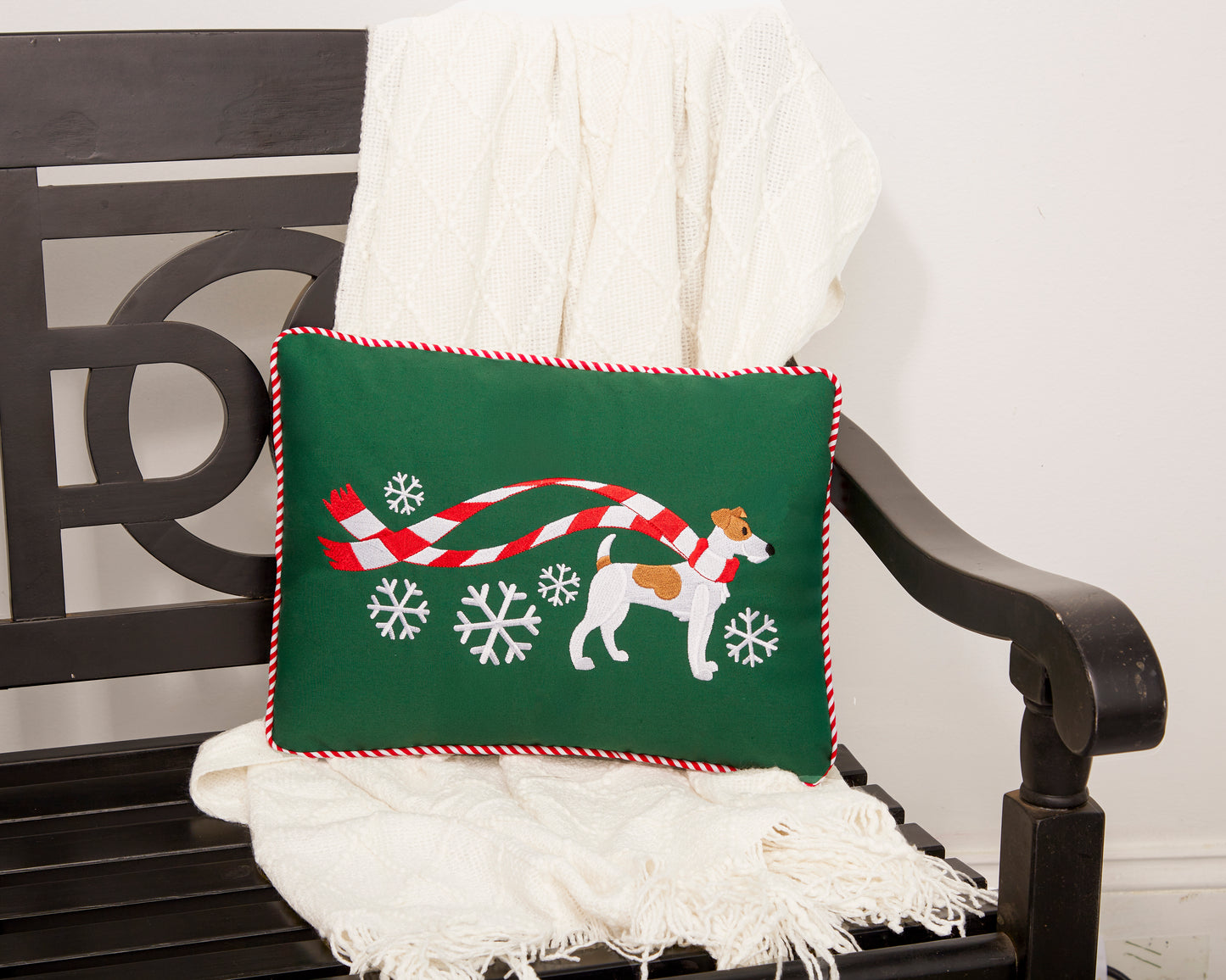 "Wrapped Up for Christmas" Pillow-20 Breeds Available