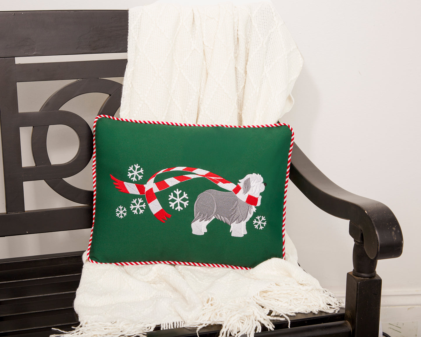 "Wrapped Up for Christmas" Pillow-20 Breeds Available