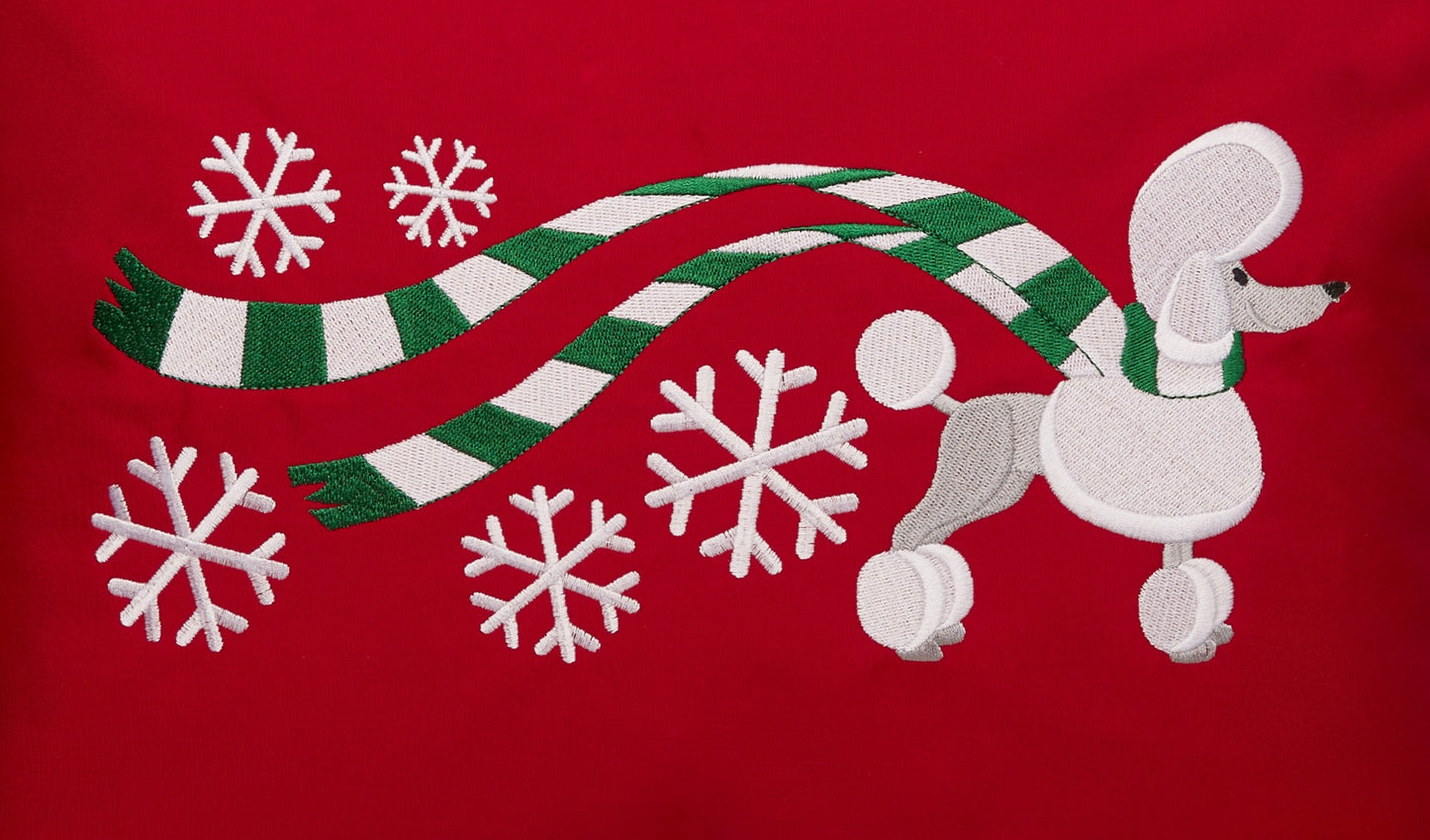"Wrapped Up for Christmas" Poodle