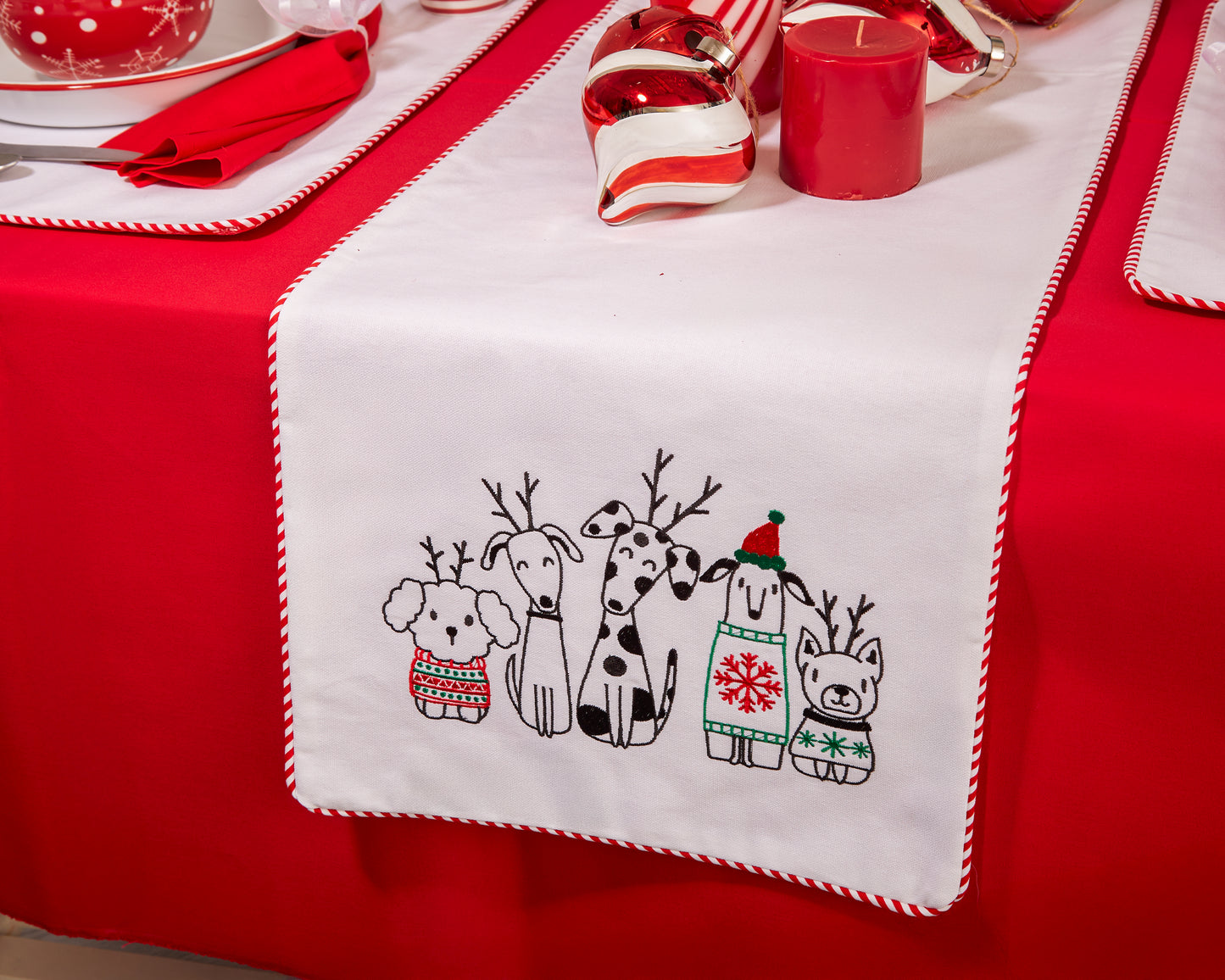 Reindogs Table Runner