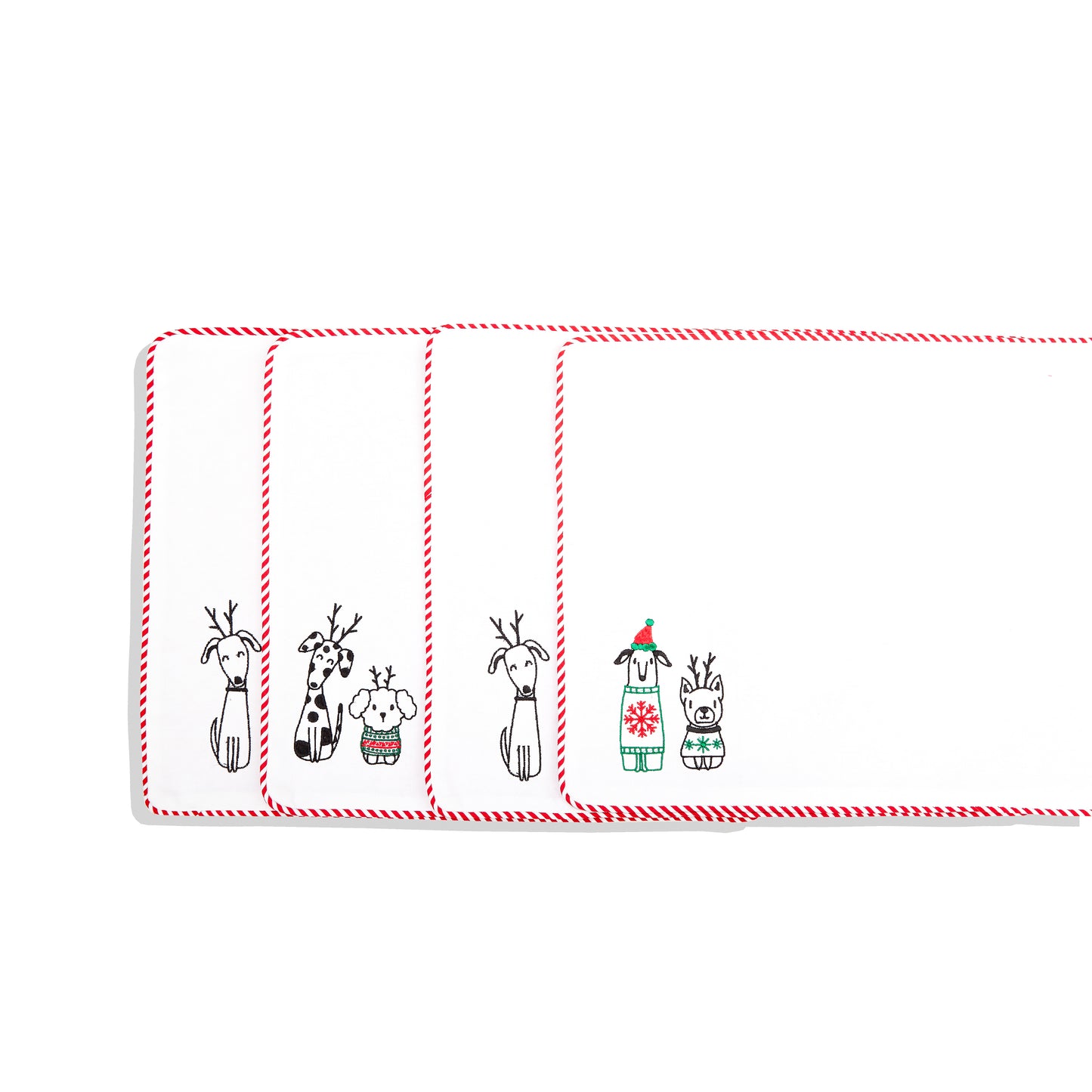 Reindogs Placemats-Set of 4