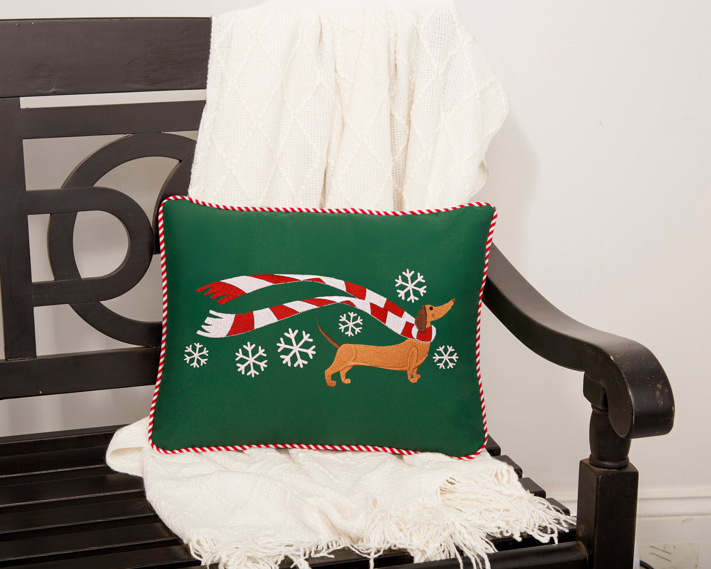 "Wrapped Up for Christmas" Pillow-20 Breeds Available