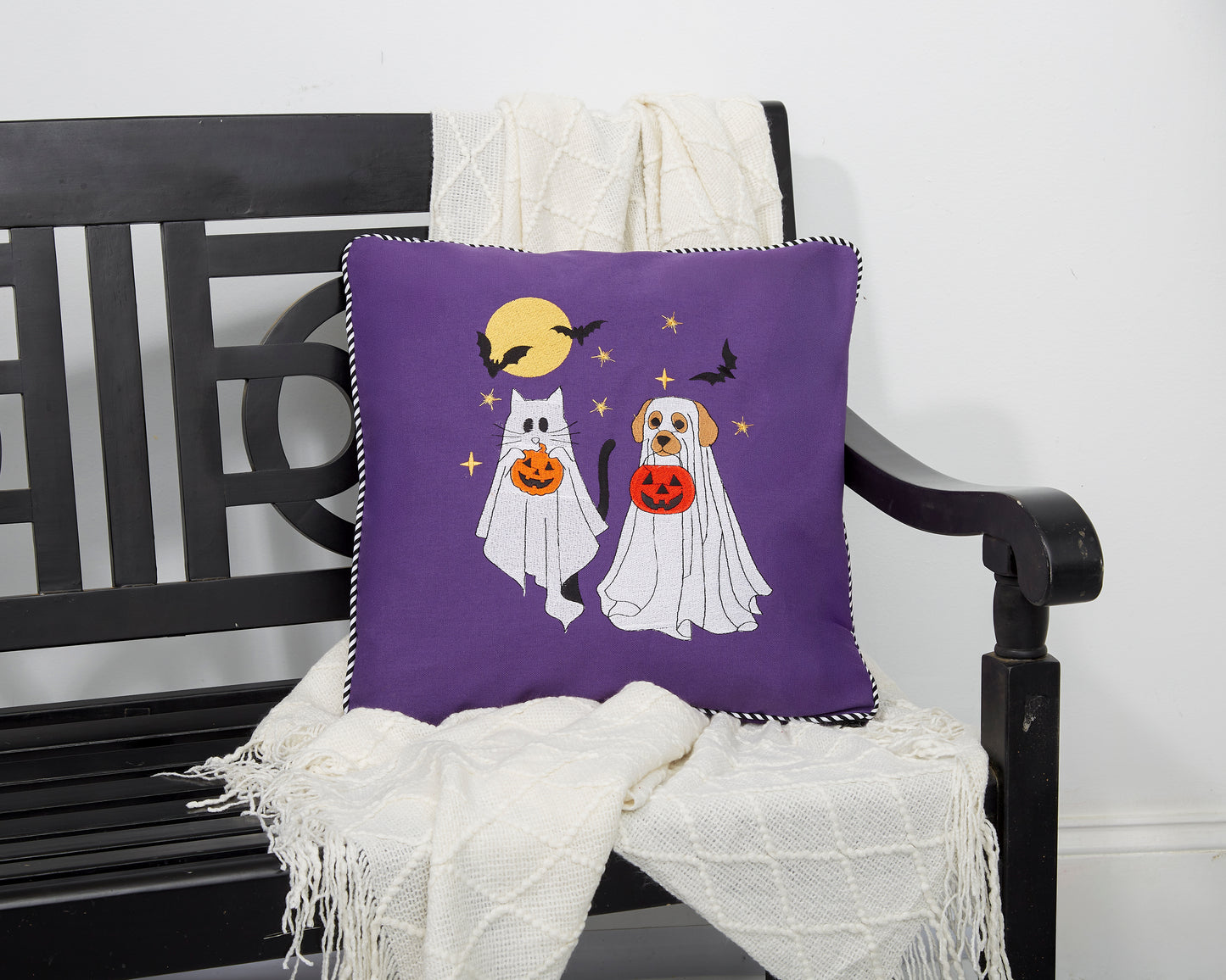 Ghost Dogs and Cats pillow
