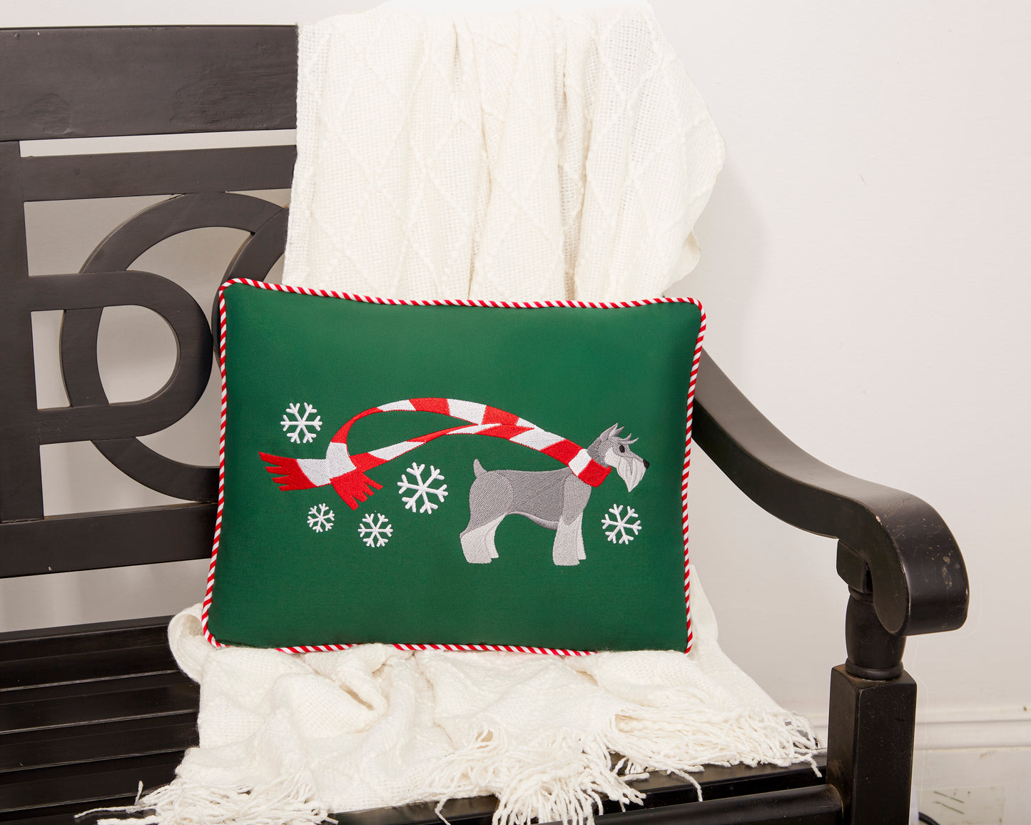 "Wrapped Up for Christmas" Pillow-20 Breeds Available