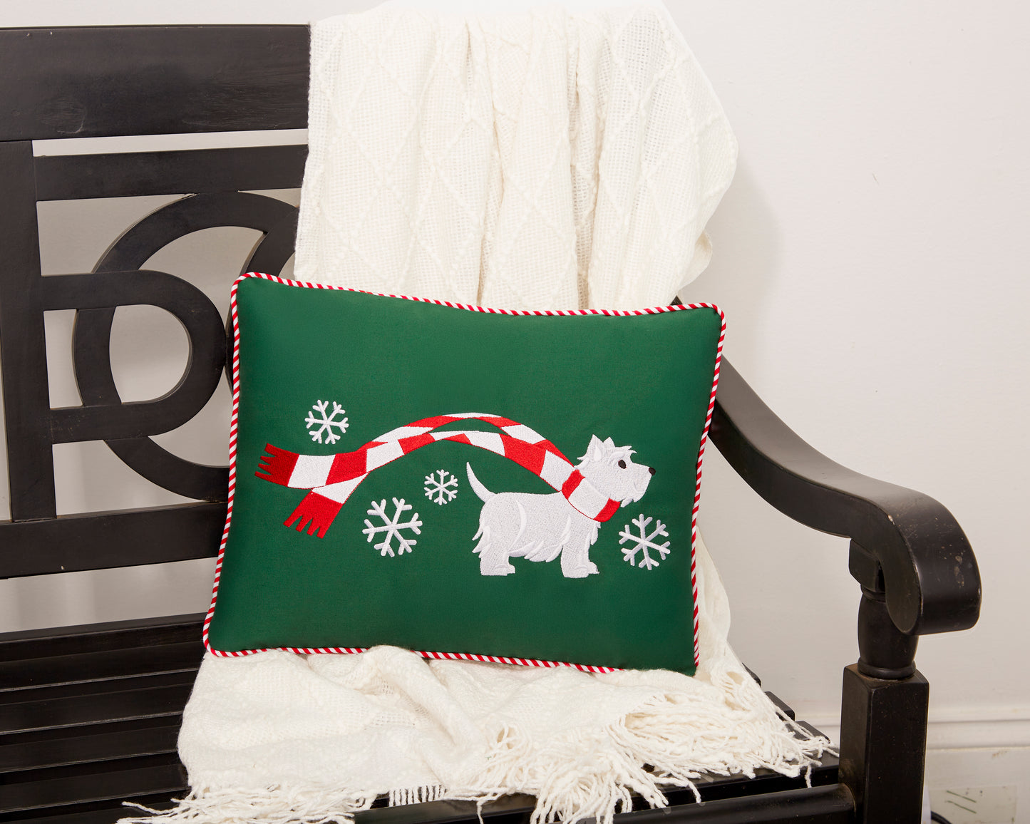 "Wrapped Up for Christmas" Pillow-20 Breeds Available
