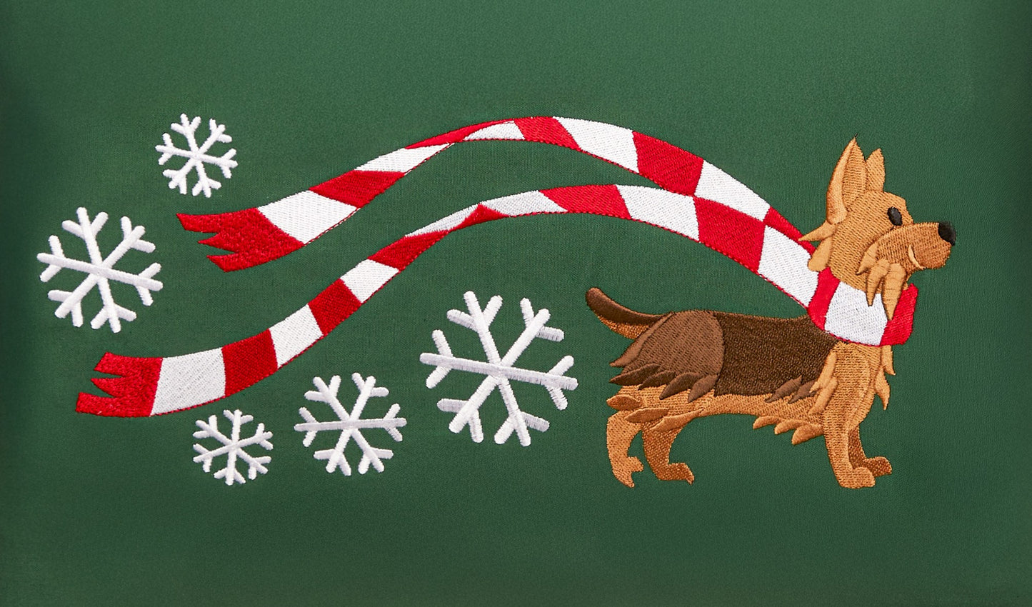 "Wrapped Up for Christmas" Mantel Scarf-20 Breeds Available