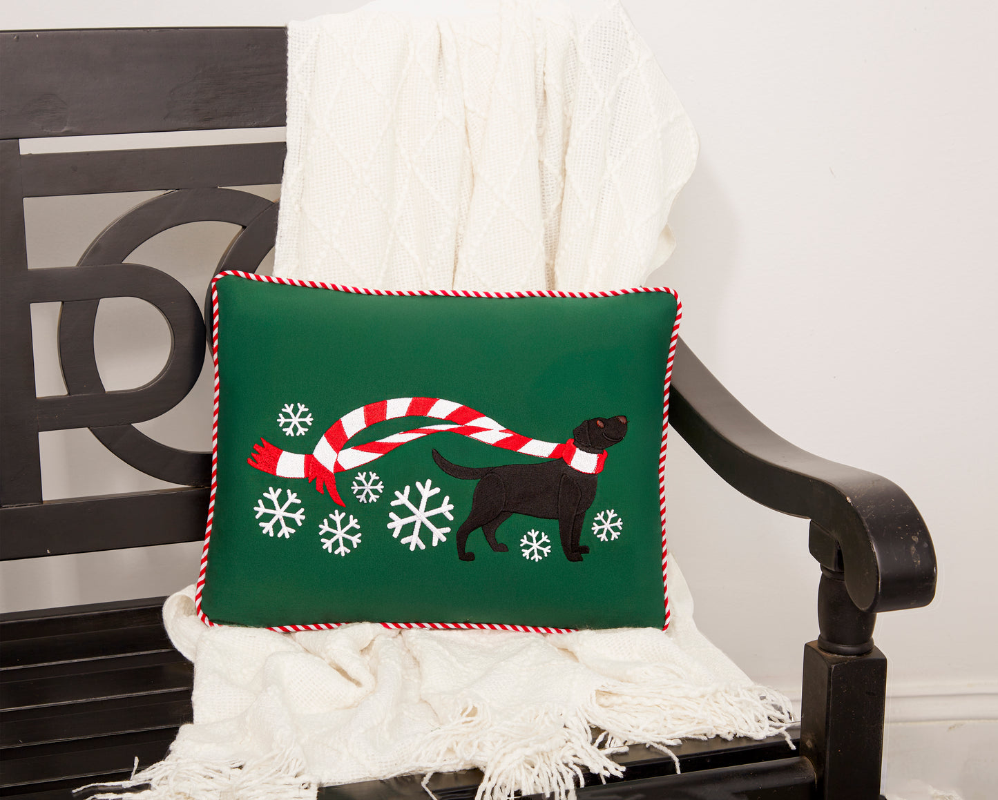"Wrapped Up for Christmas" Pillow-20 Breeds Available