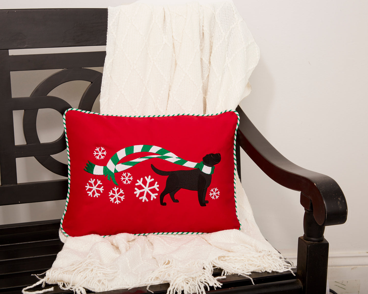 "Wrapped Up for Christmas" Pillow-20 Breeds Available