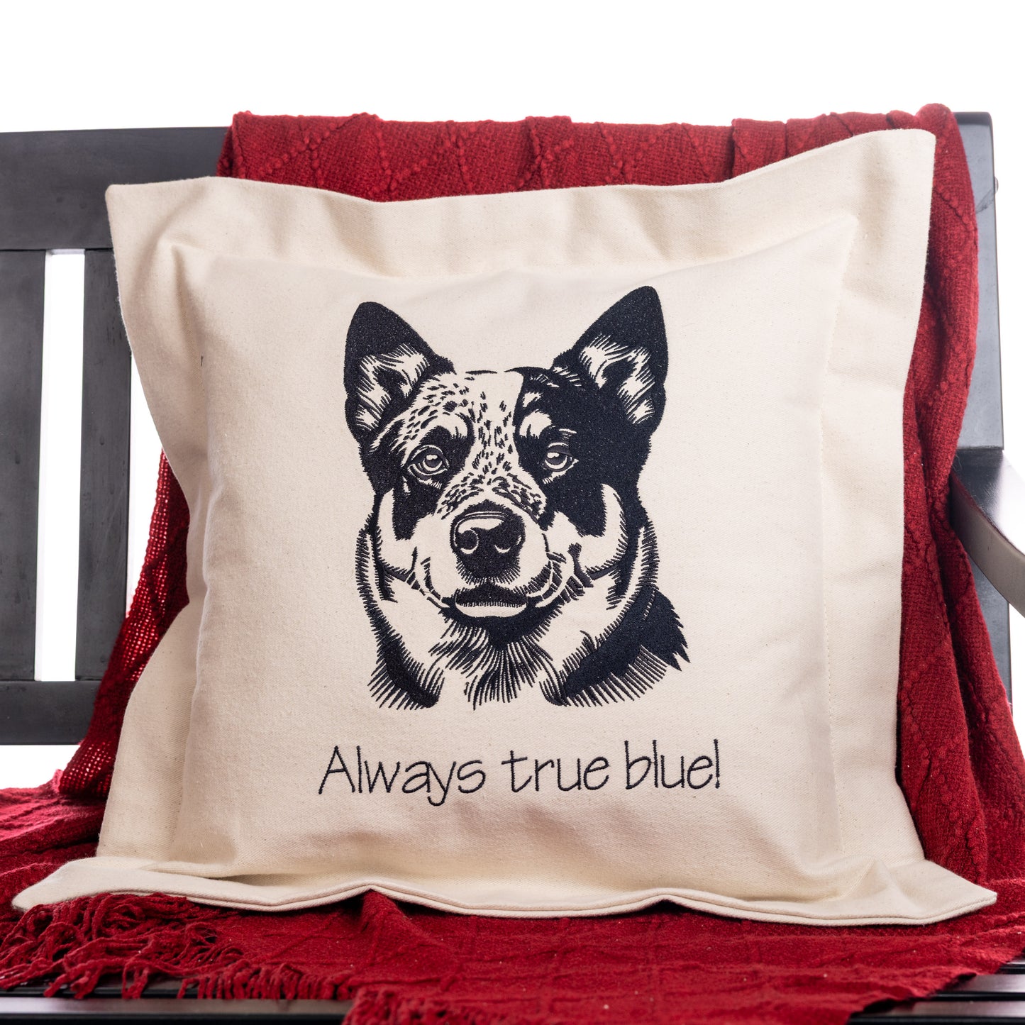 Blue Heeler Pillow
