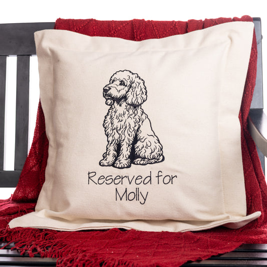 Toy Poodle Pillow