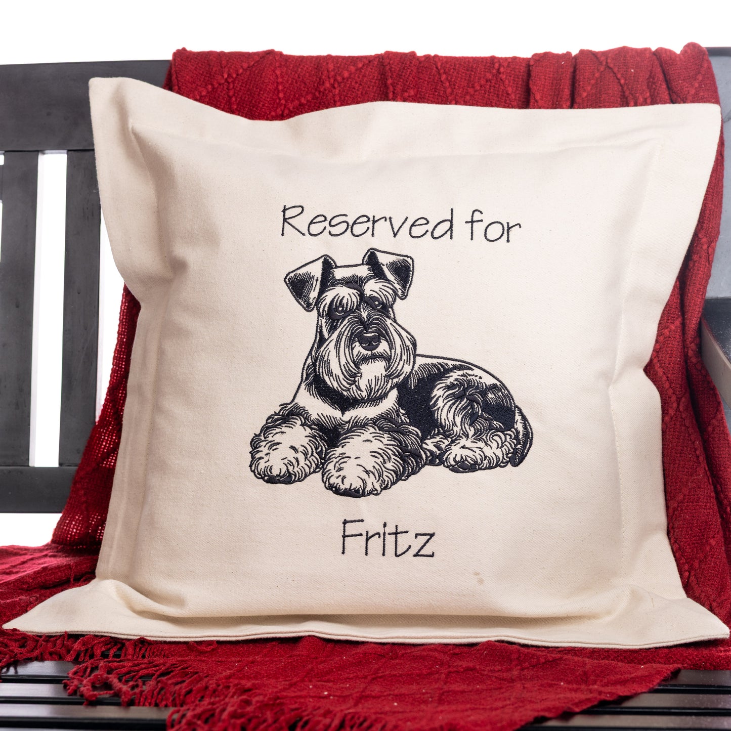 Schnauzer Pillow
