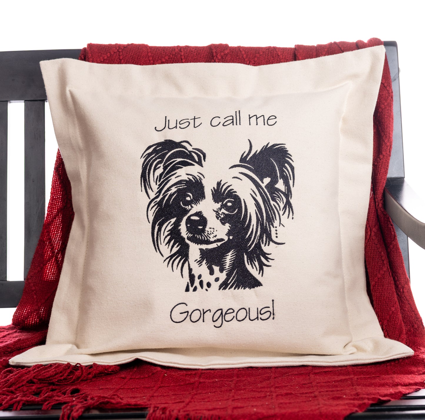Chinese Crested Chin Pillow