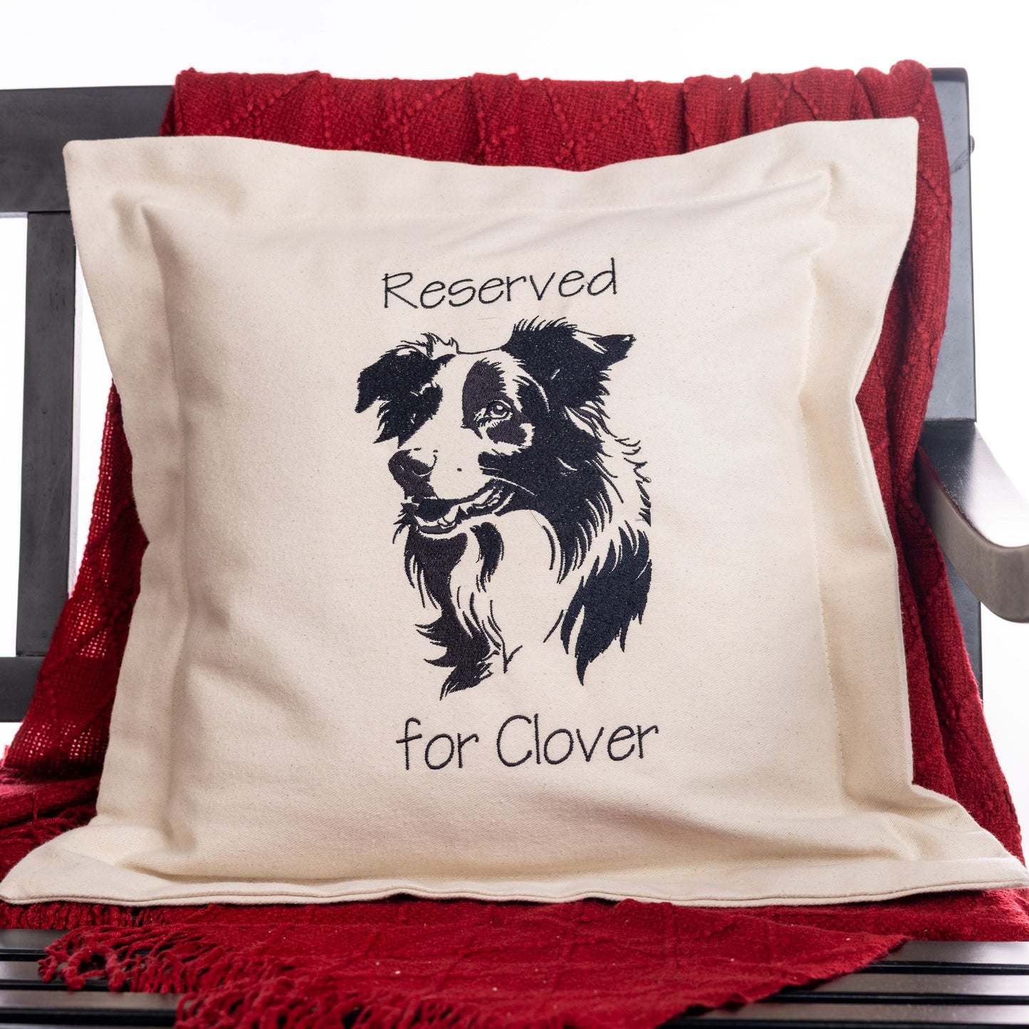 Border Collie Pillow