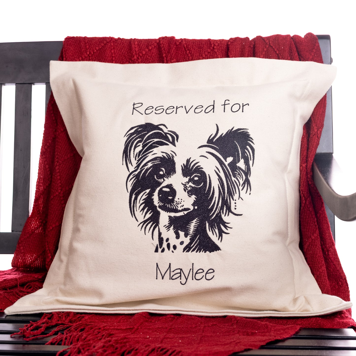 Chinese Crested Chin Pillow