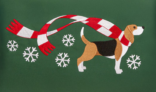 "Wrapped Up for Christmas" Beagle