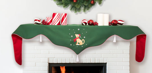 "Snow Buddy" Mantel Scarf