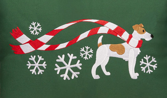 "Wrapped Up for Christmas" Jack Russell Terrier