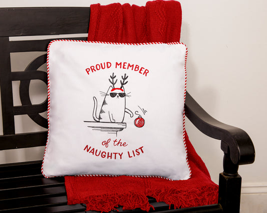 "Naughty List" Pillow