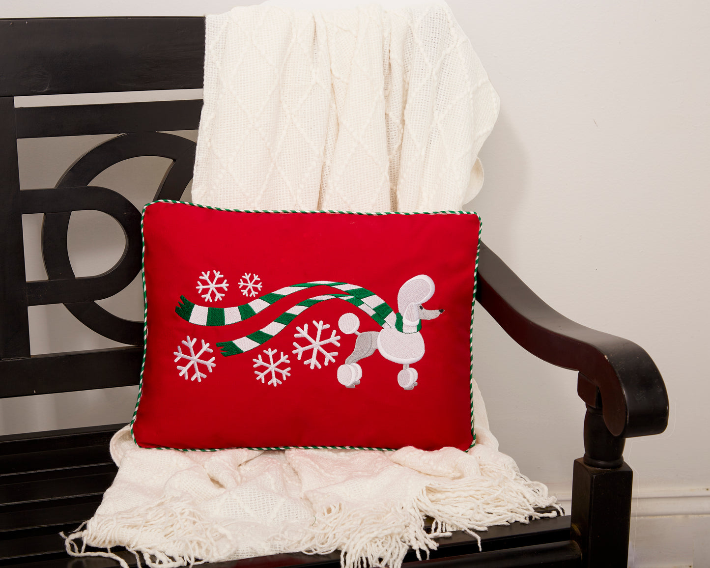 "Wrapped Up for Christmas" Pillow-20 Breeds Available