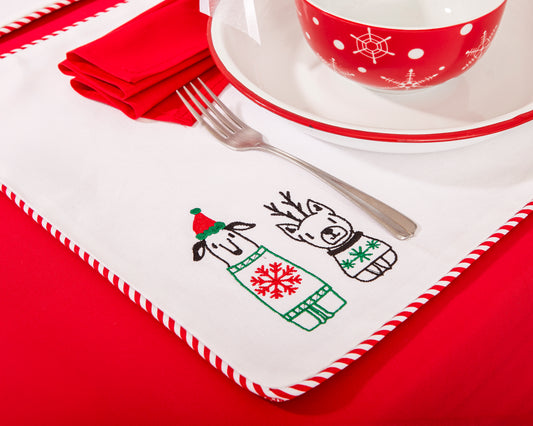 Reindogs Placemats-Set of 4